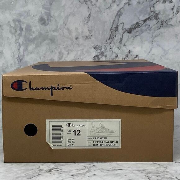 Champion White and Blue Athletic Shoes